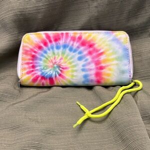 Claire's Tie-Dye Wallet with Wrist Strap